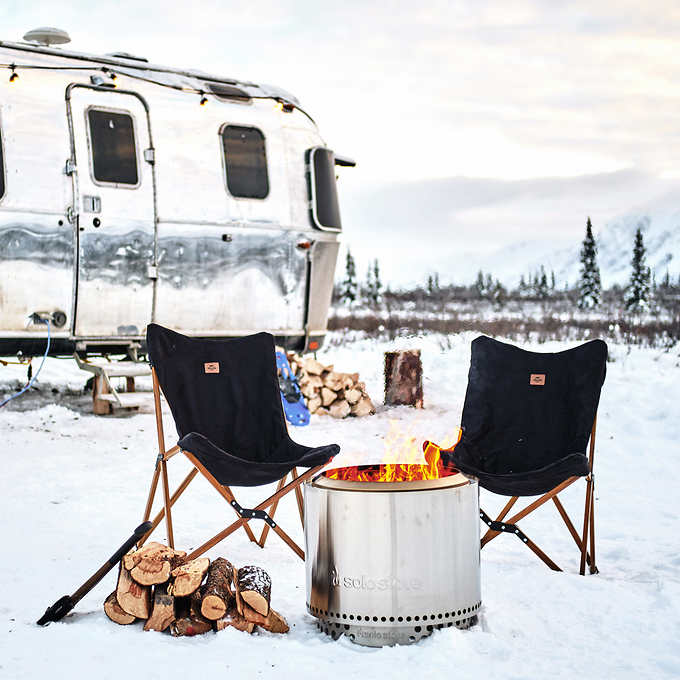 Solo Stove Bonfire 2.0 Bundle with Stand, Pellet Adapter & Shelter