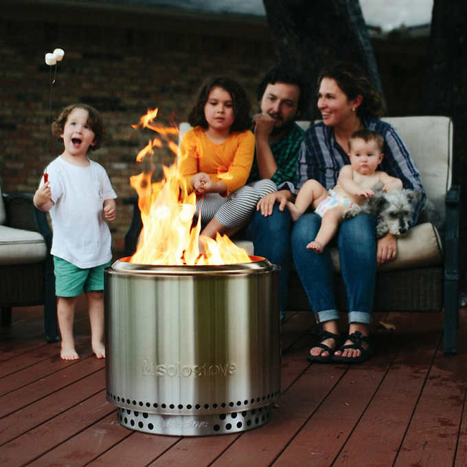 Solo Stove Bonfire 2.0 Bundle with Stand, Pellet Adapter & Shelter