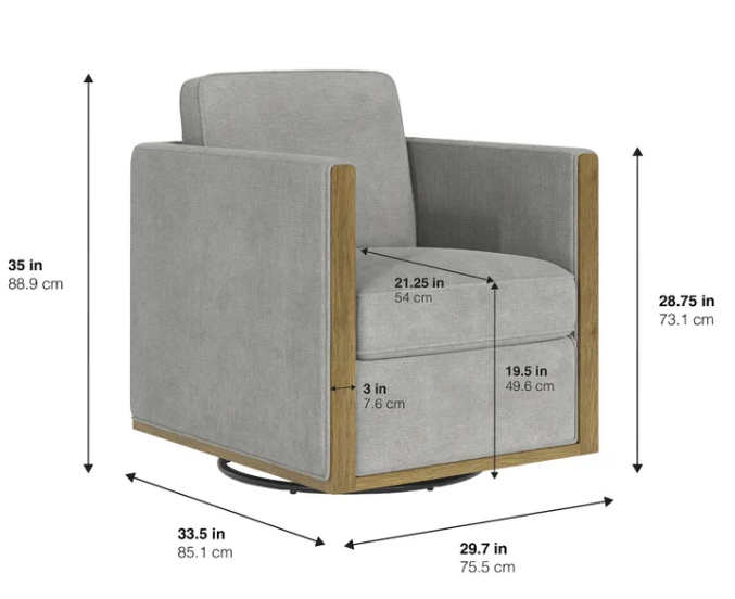 Thomasville Rockford Swivel Chair