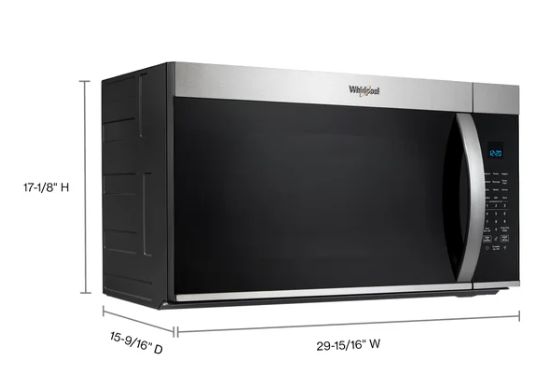 Whirlpool 1.9 cu. ft. Over-The-Range Microwave with Sensor Cooking