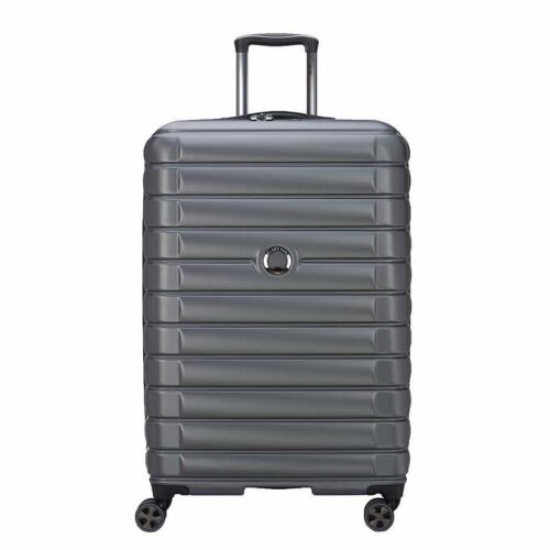 Delsey Paris 2-Piece Hardside Spinner Luggage Set Gray Open Box