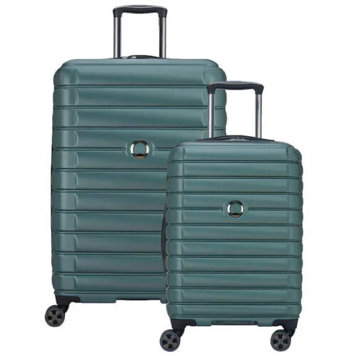 Delsey Paris 2-Piece Hardside Spinner Luggage Set Green